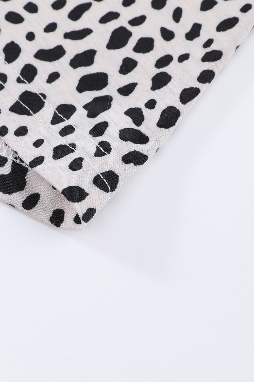 Cheetah Print O-neck Short Sleeve T Shirt