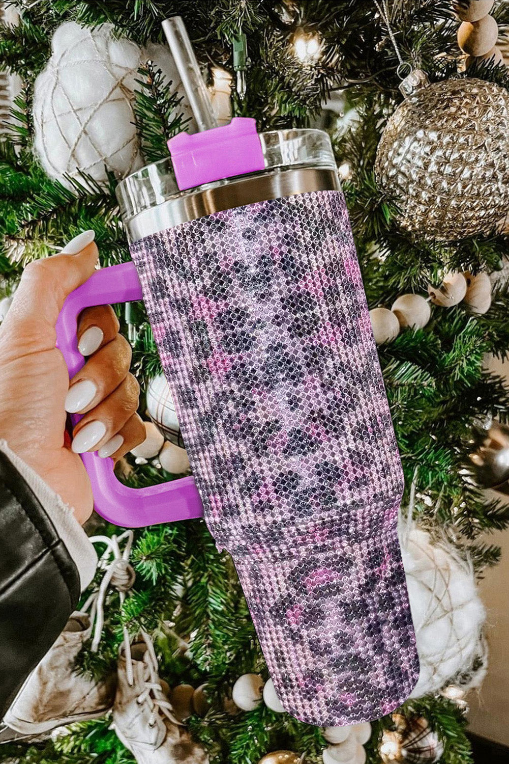 Sparkle Rhinestone Stainless Steel Insulated Cup