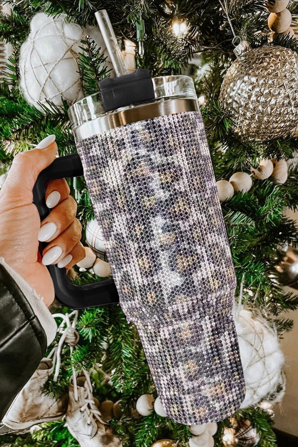 Sparkle Rhinestone Stainless Steel Insulated Cup