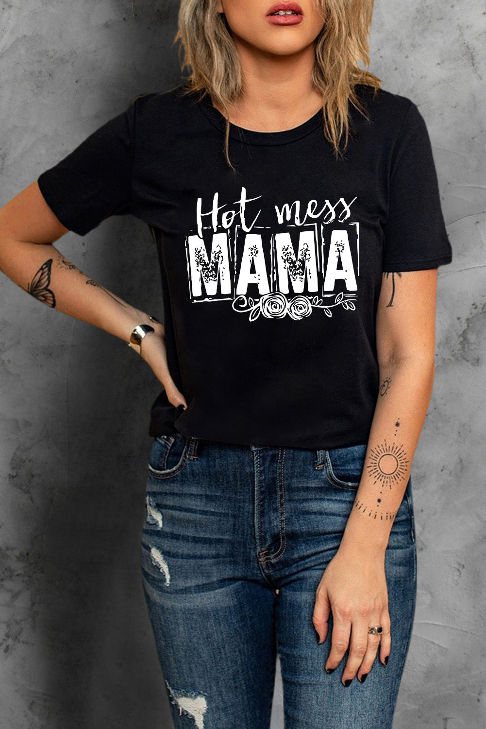 HOT MESS MAMA Graphic Tee