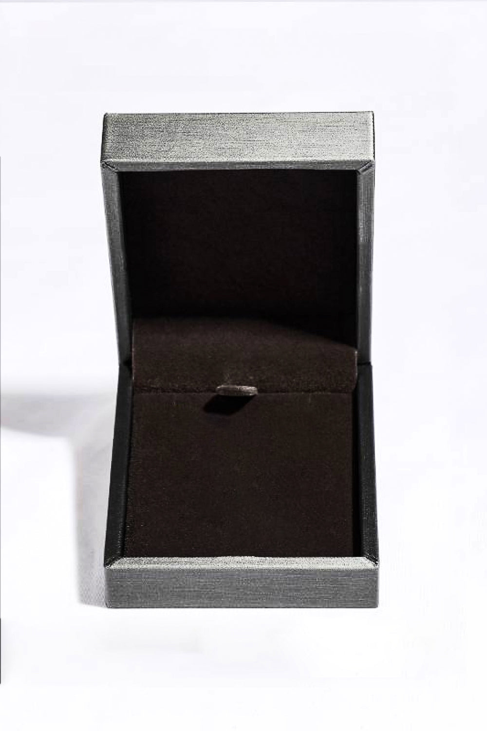 Sterling Silver Rhodium-Plated 1 Carat Moissanite Pendant Necklace