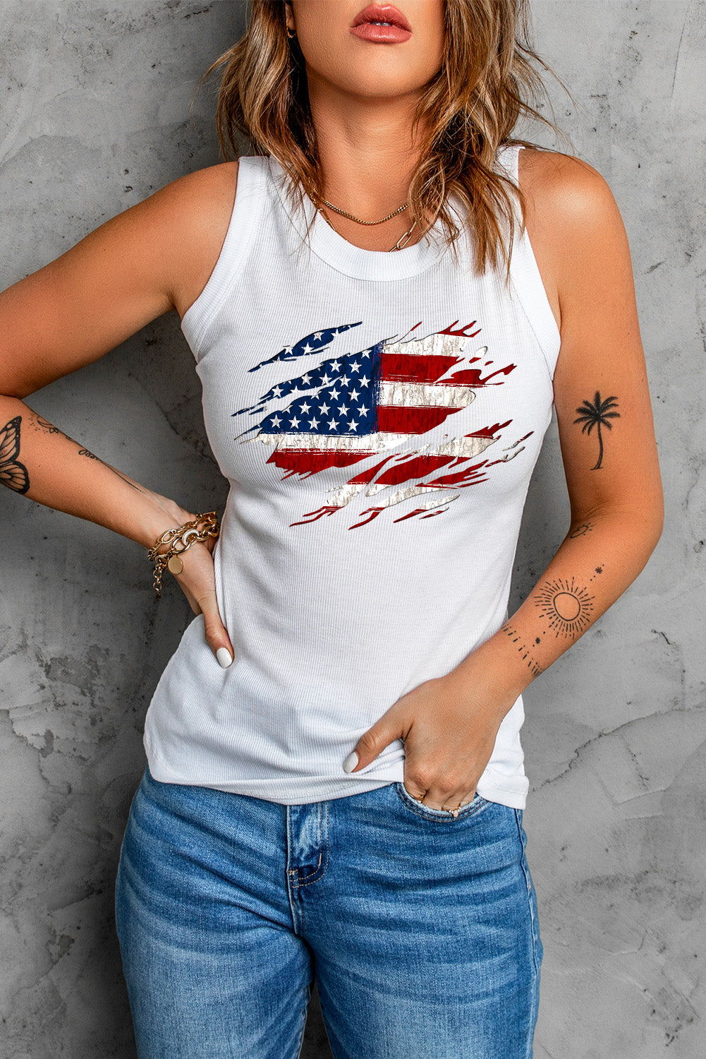 US Flag Tank