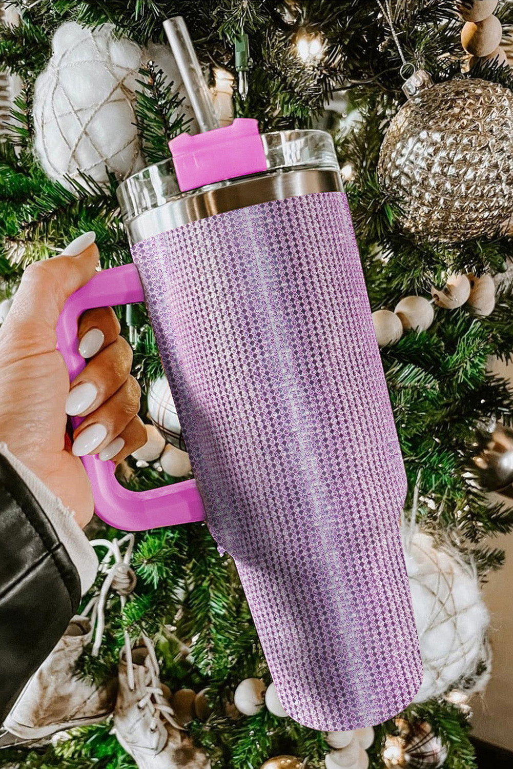 Sparkle Rhinestone Stainless Steel Insulated Cup