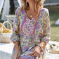Floral Tied Balloon Sleeve Mini Dress