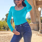 Basic Bae Full Size Round Neck Long Sleeve Bodysuit