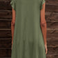 Butterfly Sleeve Round Neck Dress