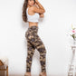 Full Size Camouflage Buttoned Leggings