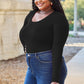 Basic Bae Full Size Round Neck Long Sleeve Bodysuit