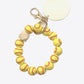 4-Pack Wristlet Wooden Bead Key Chain