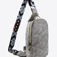 Adjustable Strap PU Leather Sling Bag