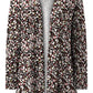 Printed Long Sleeve Cardigan