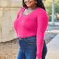 Basic Bae Full Size Round Neck Long Sleeve Bodysuit