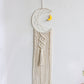 Bohemian Hand-Woven Moon Macrame Wall Hanging