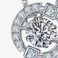 Moissanite Pendant Chain-Link Necklace