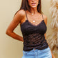 V-Neck Lace Cami