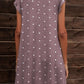 Butterfly Sleeve Round Neck Dress