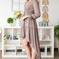 Frill Trill Flounce Sleeve High-Low Dress