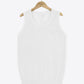 Buttoned Pocket Knit Tank