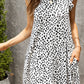 Butterfly Sleeve Round Neck Dress