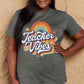 TEACHER VIBES Graphic Cotton T-Shirt