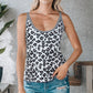 Leopard Scoop Neck Cami