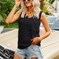 Buttoned Pocket Knit Tank