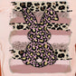 Easter Leopard Bunny Graphic T-Shirt