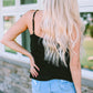 Rhinestone Spaghetti Strap Cami