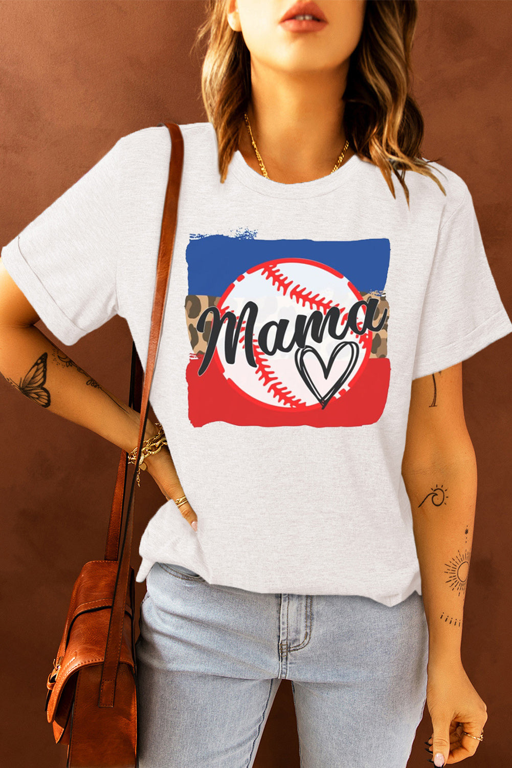 MAMA Heart Graphic T-Shirt