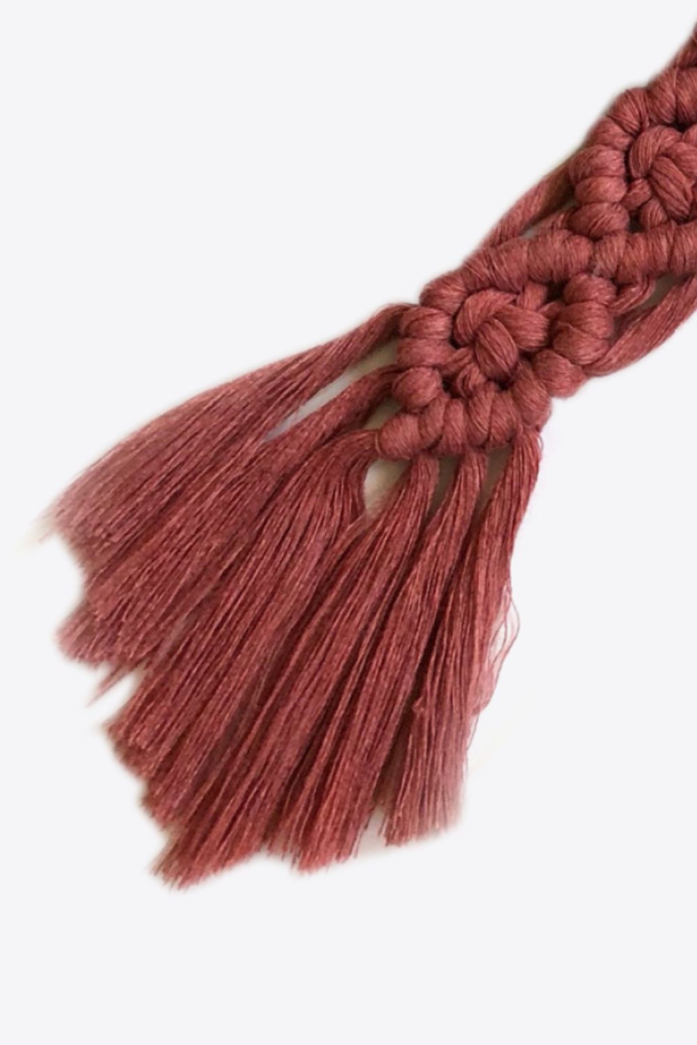 Braided Fringe Keychain