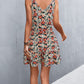 Floral Frill Trim Sleeveless Mini Dress