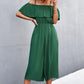 Spaghetti Strap Layered Jumpsuit
