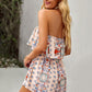 Smocked Waist Strapless Romper