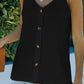 Buttoned V-Neck Cami