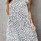 Butterfly Sleeve Round Neck Dress