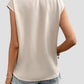 Surplice Neck Sleeveless Tank Top