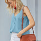 Buttoned V-Neck Cami