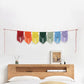 Rainbow Fringe Macrame Banner