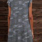 Butterfly Sleeve Round Neck Dress
