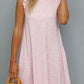 Butterfly Sleeve Round Neck Dress