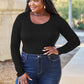 Basic Bae Full Size Round Neck Long Sleeve Bodysuit