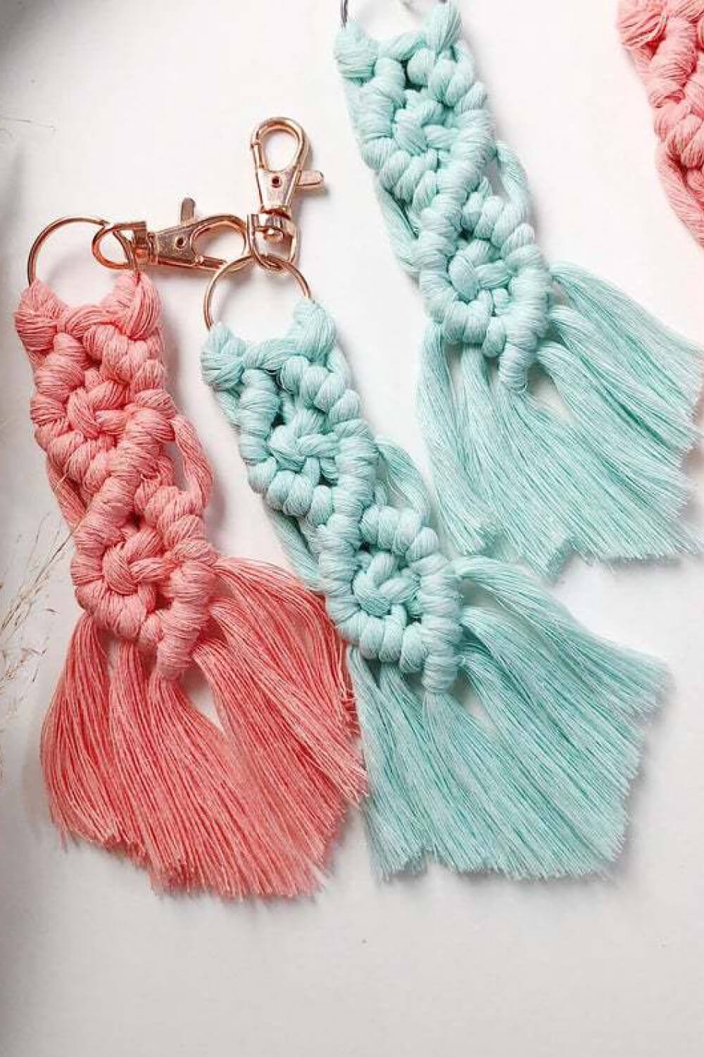 Braided Fringe Keychain