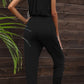 Drawstring Waist One-Shoulder Jumpsuit with Pockets