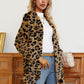 Leopard Long Sleeve Open Front Cardigan