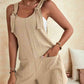 Full Size Scoop Neck Romper with Pockets