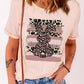 Easter Leopard Bunny Graphic T-Shirt