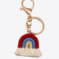 Assorted 4-Pack Rainbow Fringe Keychain