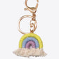 Assorted 4-Pack Rainbow Fringe Keychain