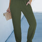 Wide Waistband Pocketed Joggers