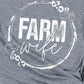 FARM WIFE Graphic Tee Shirt